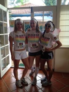 Michelle, me and Thuy before the Color Run